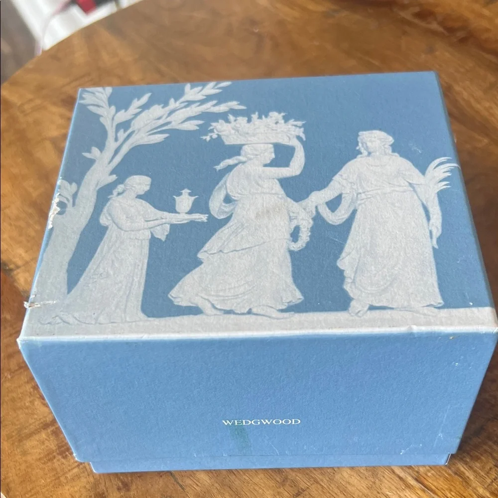 Wedgwood Blue and White Vanity Tray
